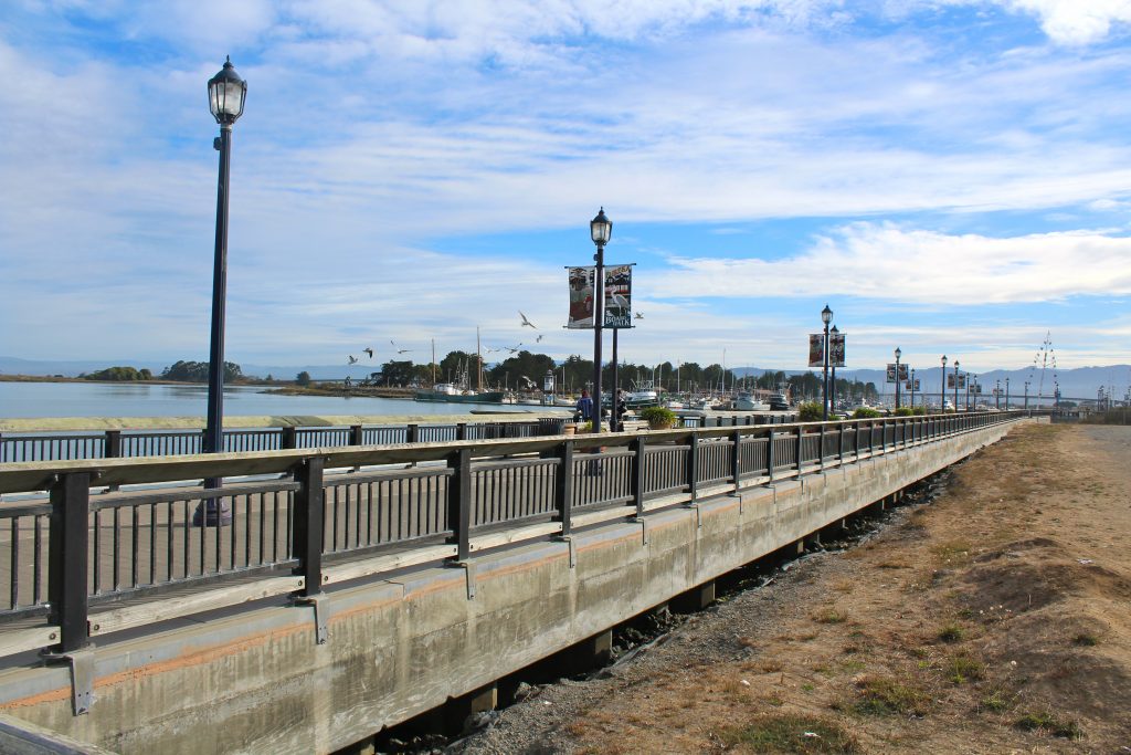 Eureka Boardwalk - Pier Fishing in California