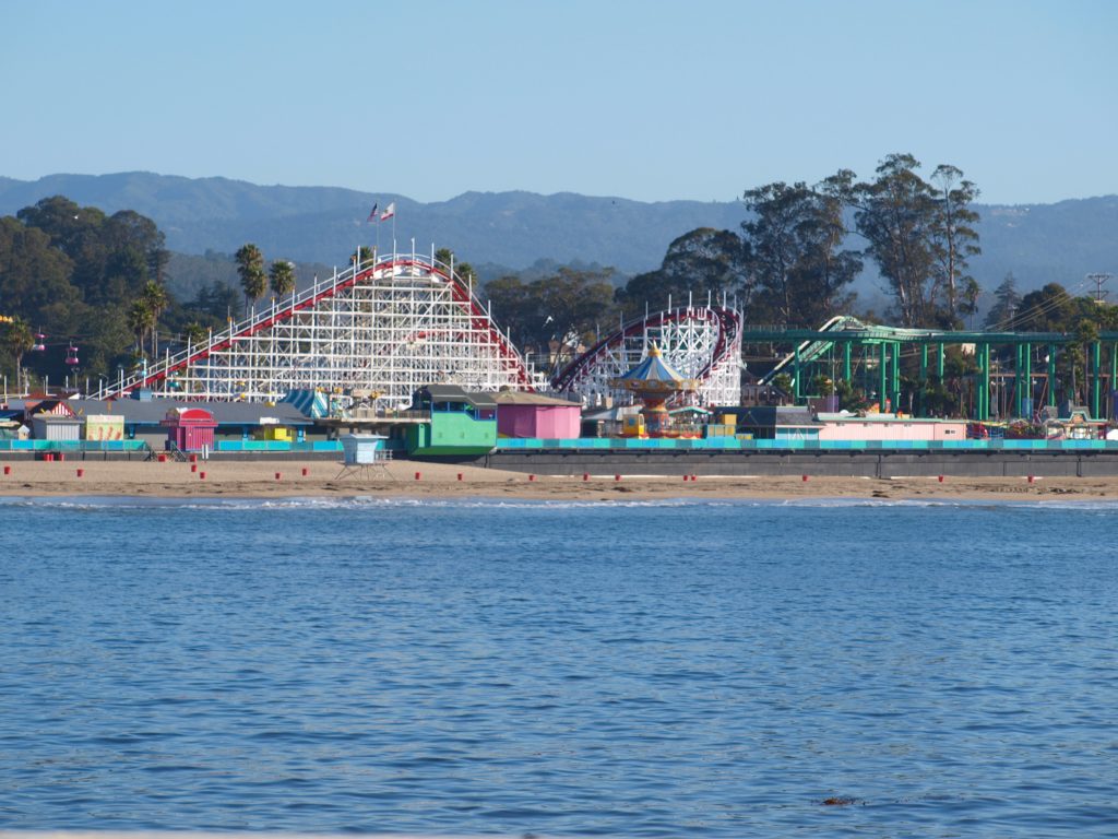 Santa Cruz Wharf Pier Fishing in California