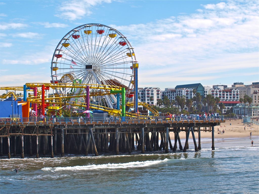 Santa Monica Pier - Pier Fishing in California