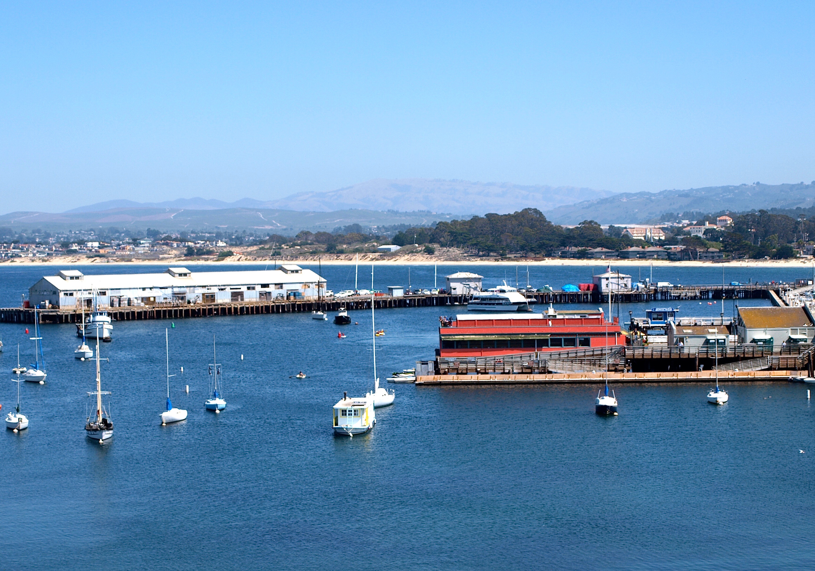 Monterey Municipal Wharf #2 - Pier Fishing in California