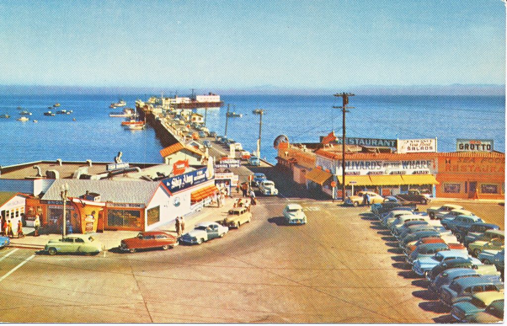 Santa Cruz Wharf Pier Fishing in California