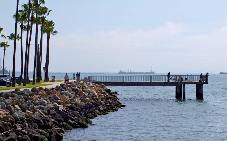 Shoreline Aquatic Park Piers — Long Beach - Pier Fishing in California